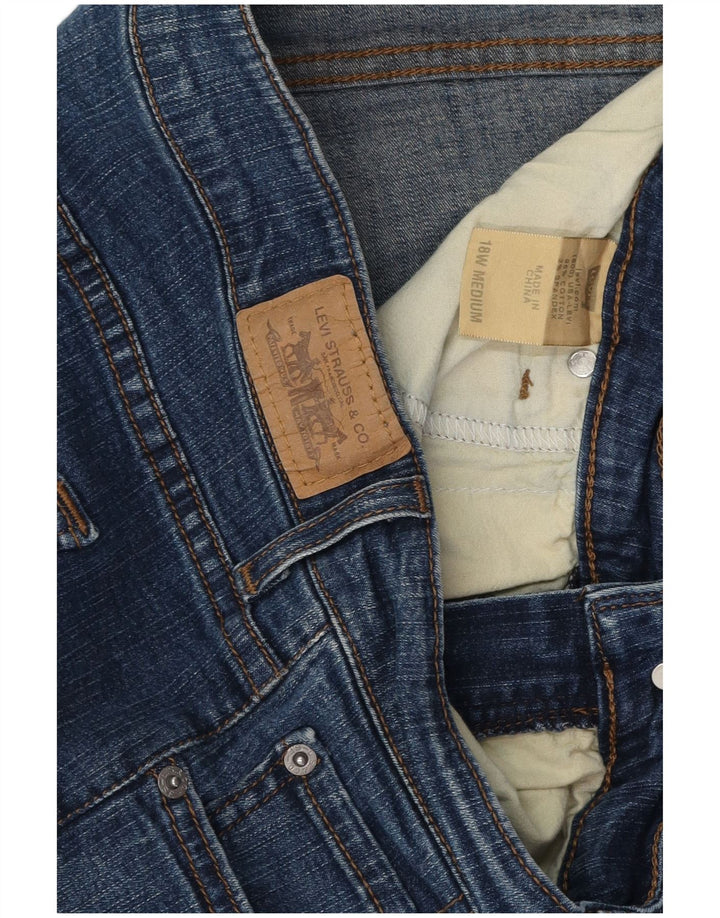 LEVI'S ženske 505 savršeno oblikovane traperice US 18 XL W36 L31 plava