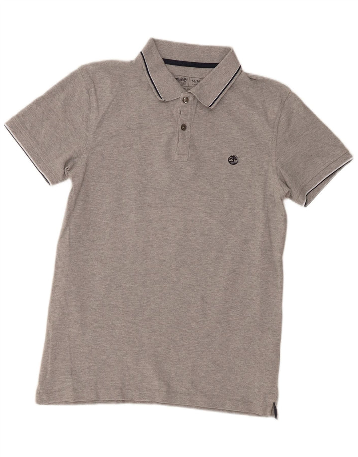 Timberland muška uska polo majica srednje sivi pamuk