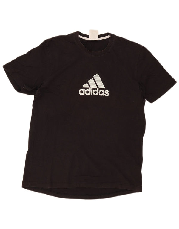 Adidas muška majica s grafičkim motivima UK 42/44 veliki crni pamuk