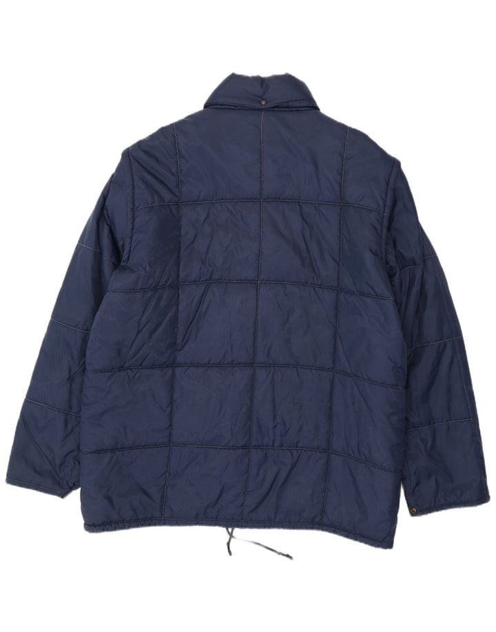 Vintage muška podstavljena jakna UK 42 XL tamnoplava