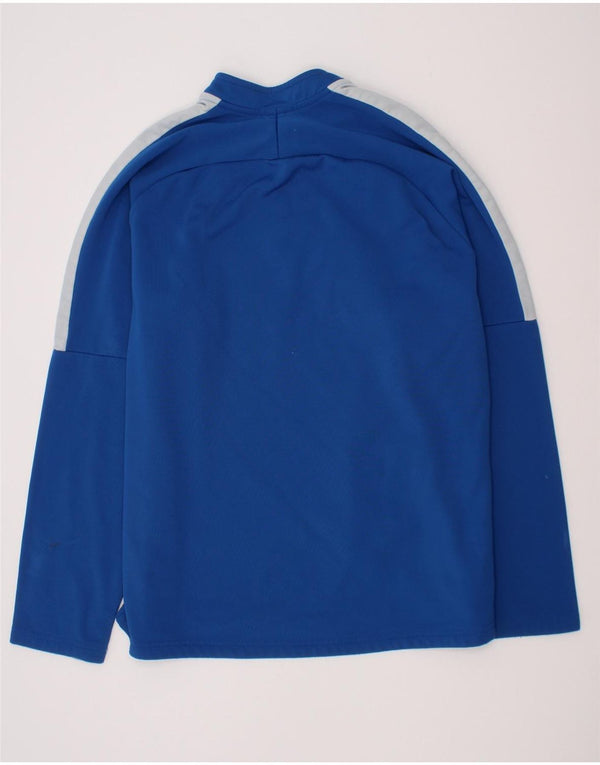 Nike Boys Dri Fit Pullover Trenirka Top 13-14 Years XL Blue Colourblock