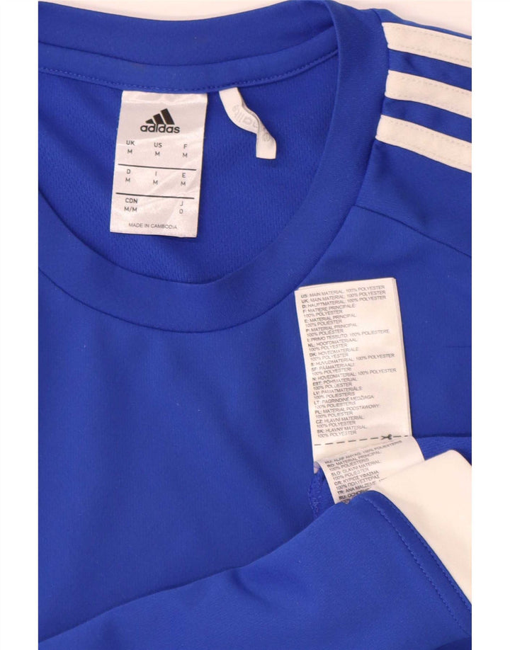 Adidas muška Climalite majica kratkih rukava Medium Blue Colourblock Poliester