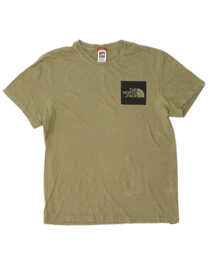 THE NORTH FACE Muška majica kratkih rukava Srednji kaki pamuk