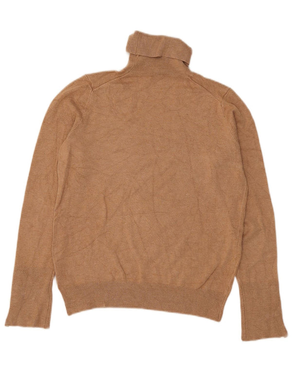 Zara ženski pulover s kratkim ovratnikom UK 10 Small bež viskoza
