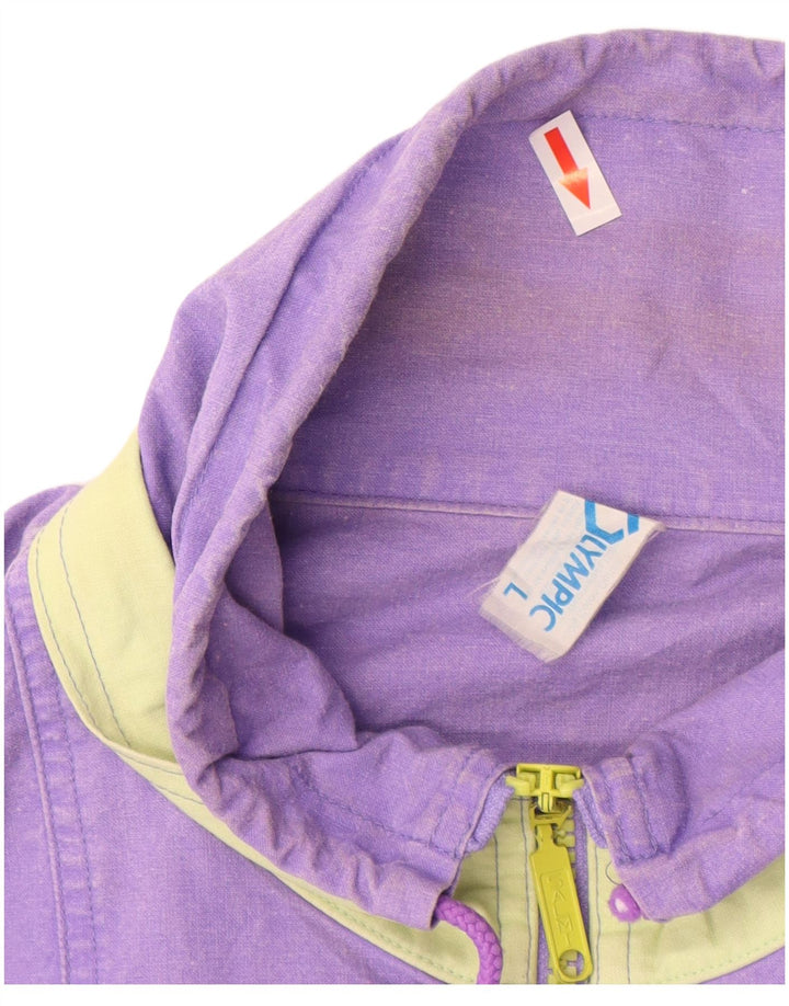 Vintage muška bomber jakna UK 40 veliki ljubičasti pamuk