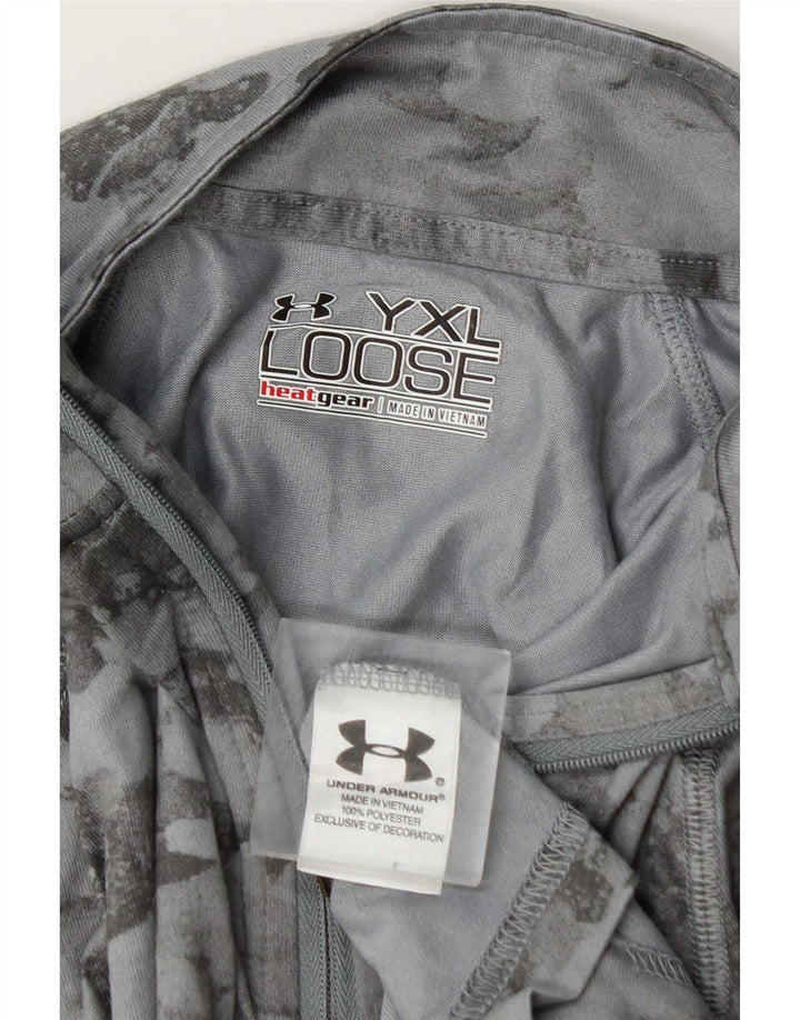 Under Armour Gornja majica s izrezom i trenirkom za dječake 13-14 godina XL siva