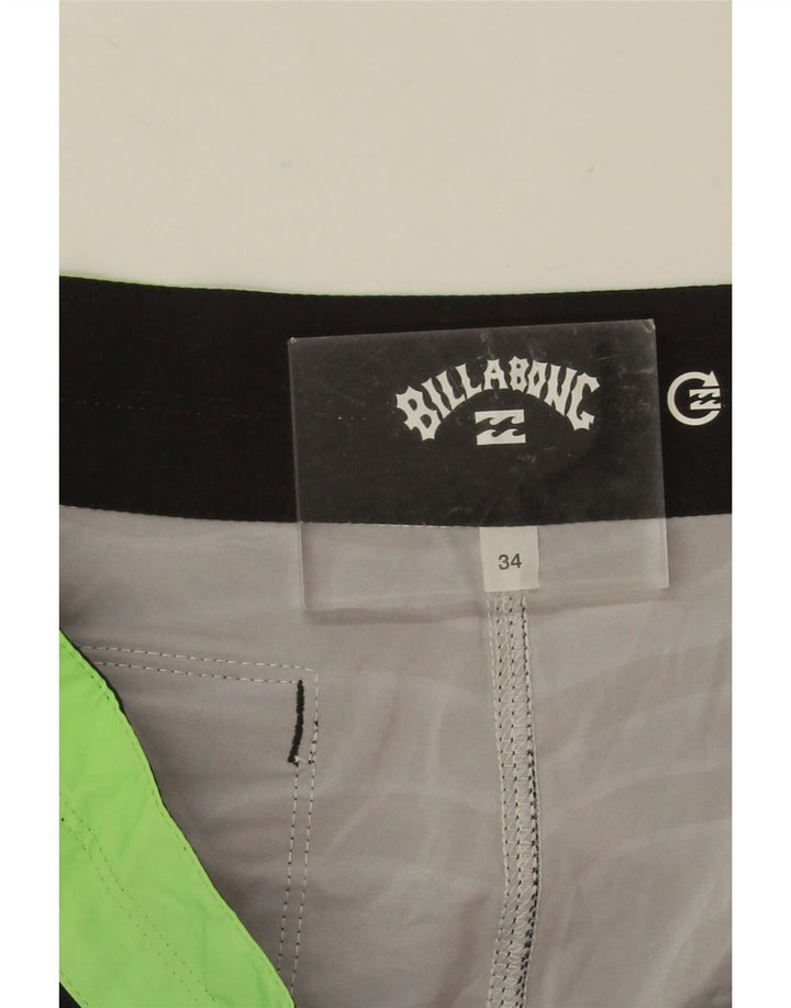 Billabong muške kratke hlače za plivanje Veliki crni geometrijski poliester