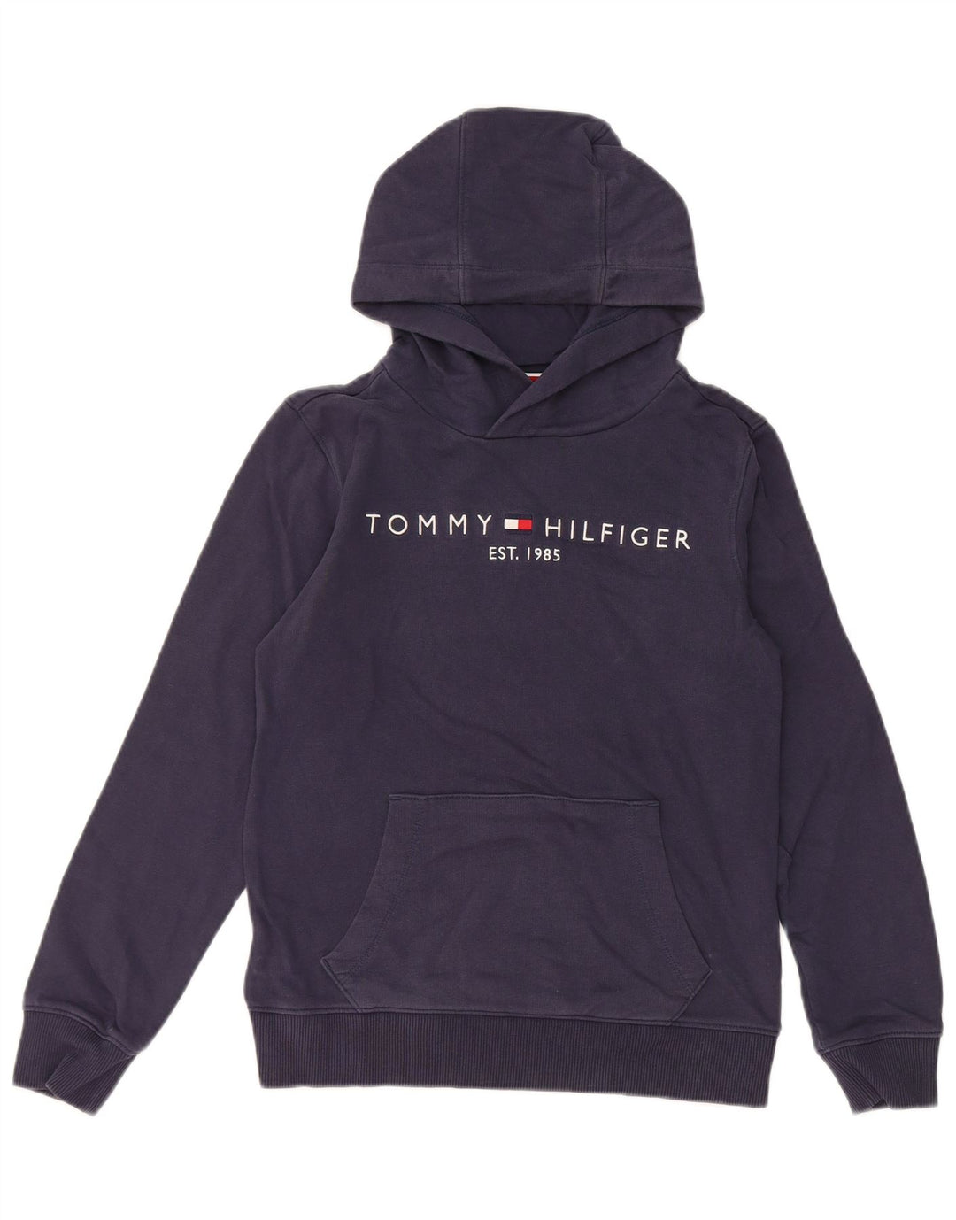 TOMMY HILFIGER Džemper s kapuljačom s kapuljačom za dječake 11-12 godina tamnoplava