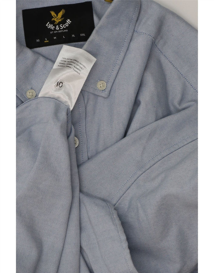 Lyle & Scott muška majica kratkih rukava Mala plava pamučna