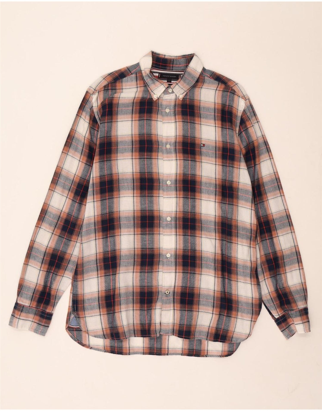 Tommy Hilfiger muška flanelska košulja, pamuk, veliki raznobojni karo