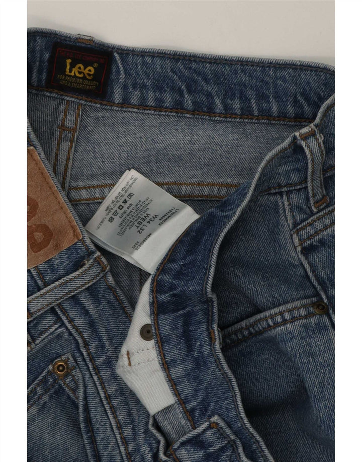 Lee Mens West Straight Jeans W34 L32 Plavi pamuk