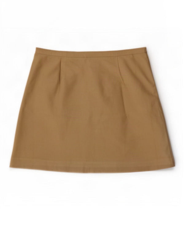 p.s. Company ženska mini suknja UK 16 velika W30 kaki poliester