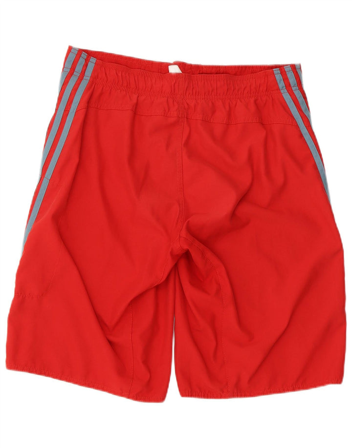 Adidas muške kupaće kratke hlače srednje crvene boje od poliestera