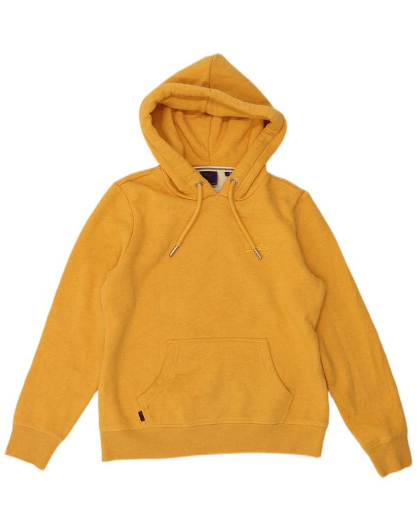 Superdry ženska majica s kapuljačom UK 12 srednje žuti pamuk