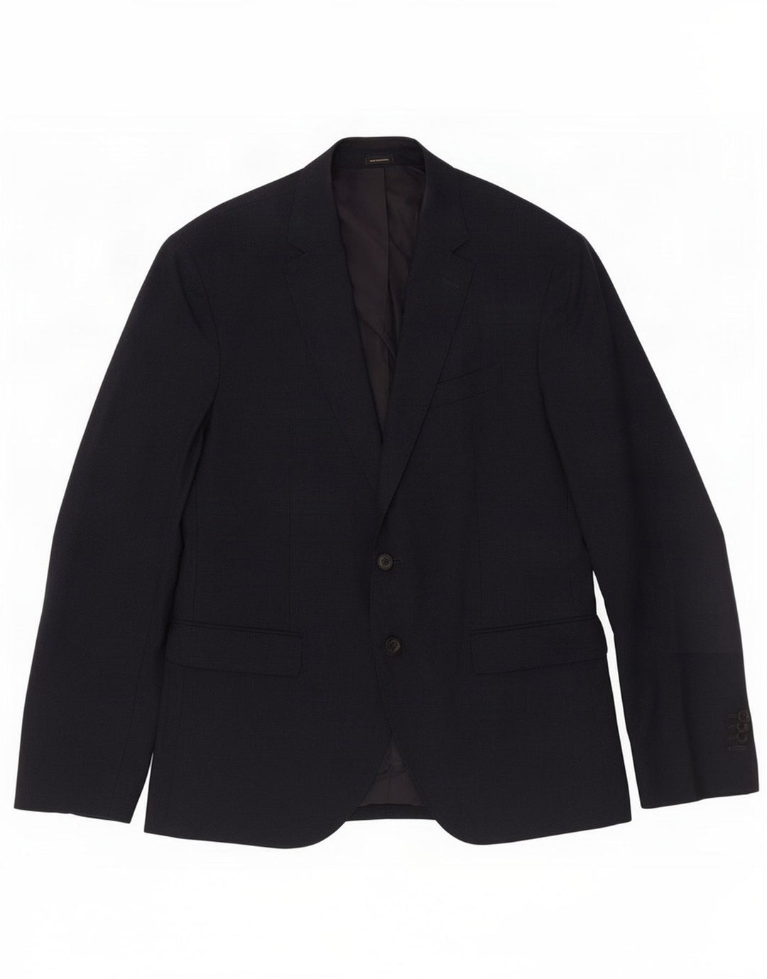 Massimo Dutti muška jakna sa 2 gumba EU 52 Large Navy Blue Wool
