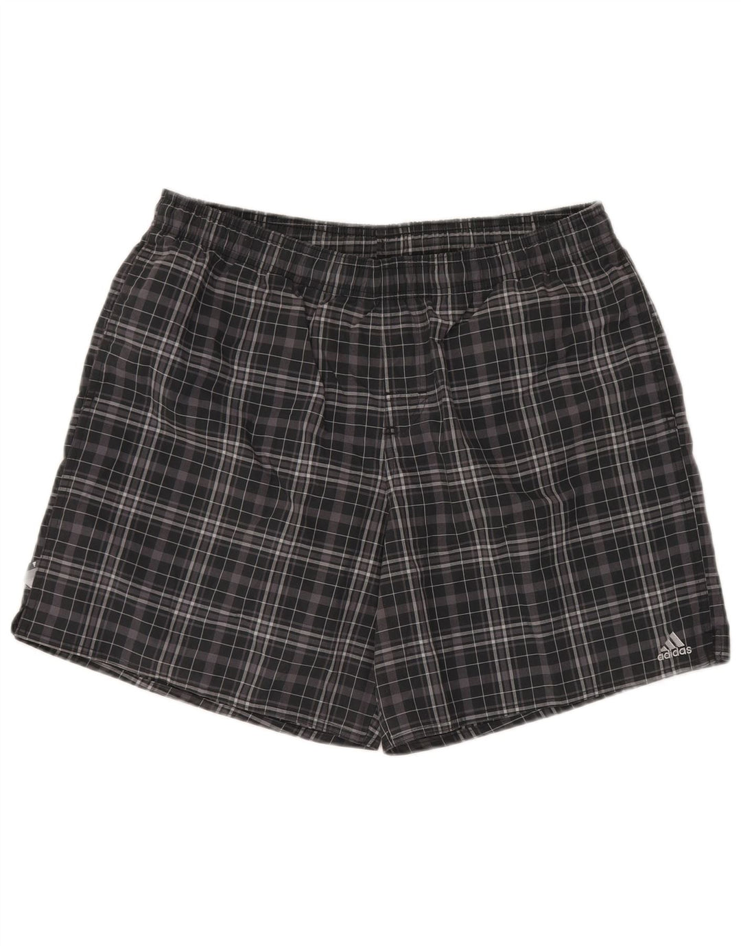 ADIDAS muške kratke hlače za kupanje, veliki crni karirani poliester