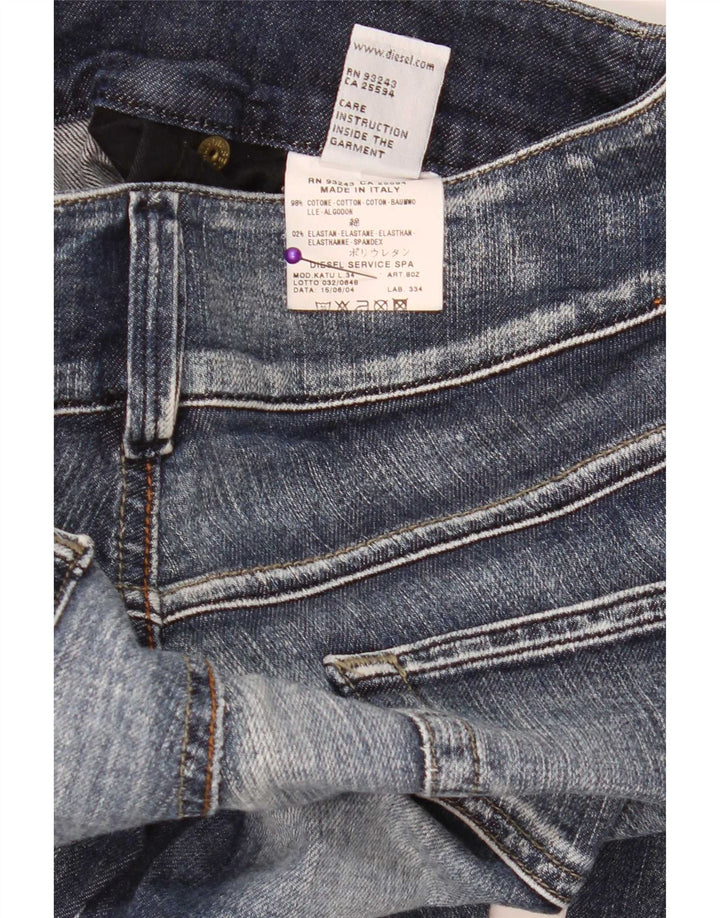 Diesel Ženske Bootcut traperice W27 L29 Plavi pamuk