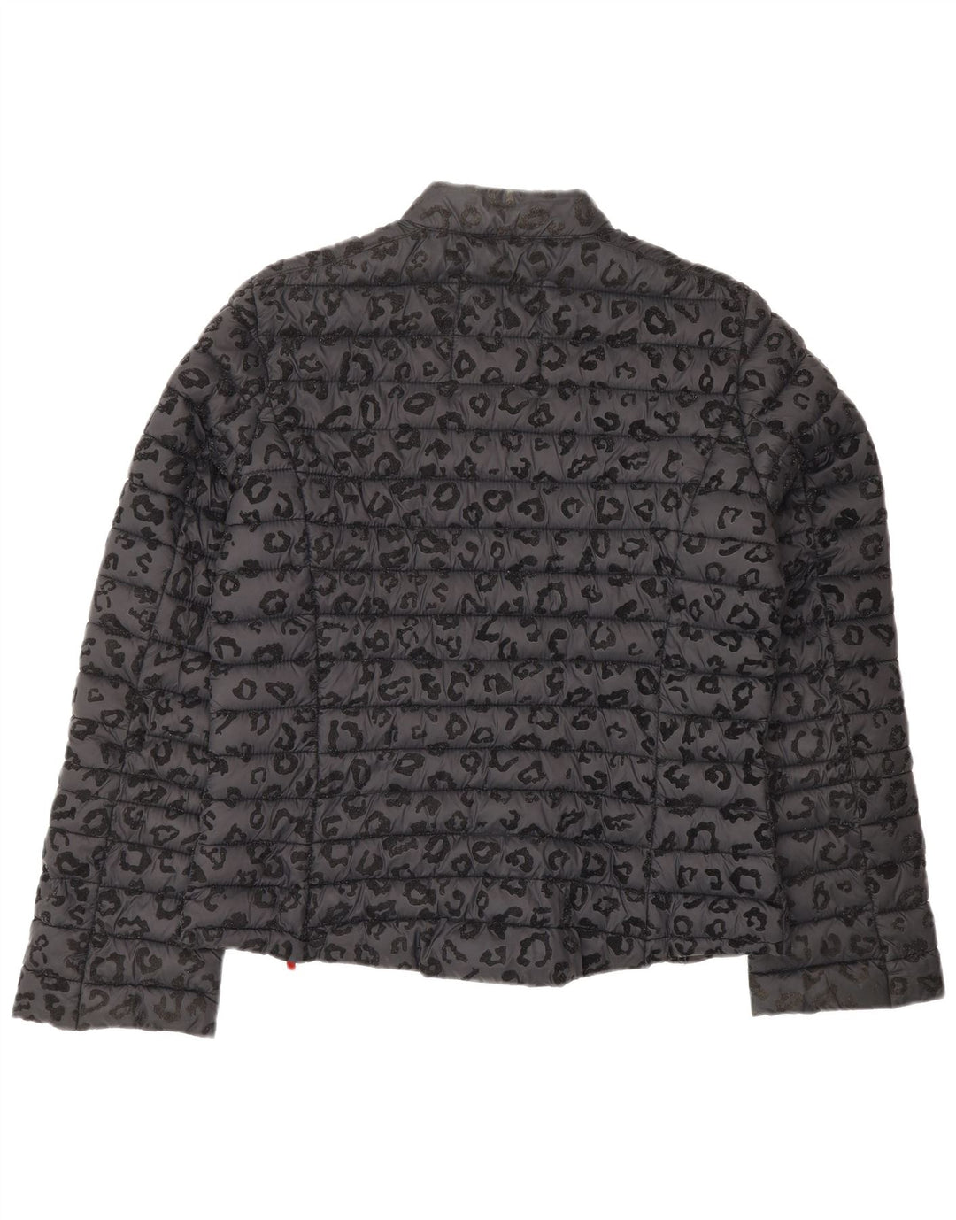 FRIEDA & FREDDIES Ženska podstavljena jakna EU 40 srednje sive boje sa životinjskim printom