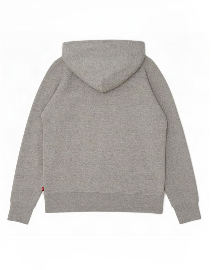 Levi's muška majica s kapuljačom s grafičkim motivima, mali sivi pamuk