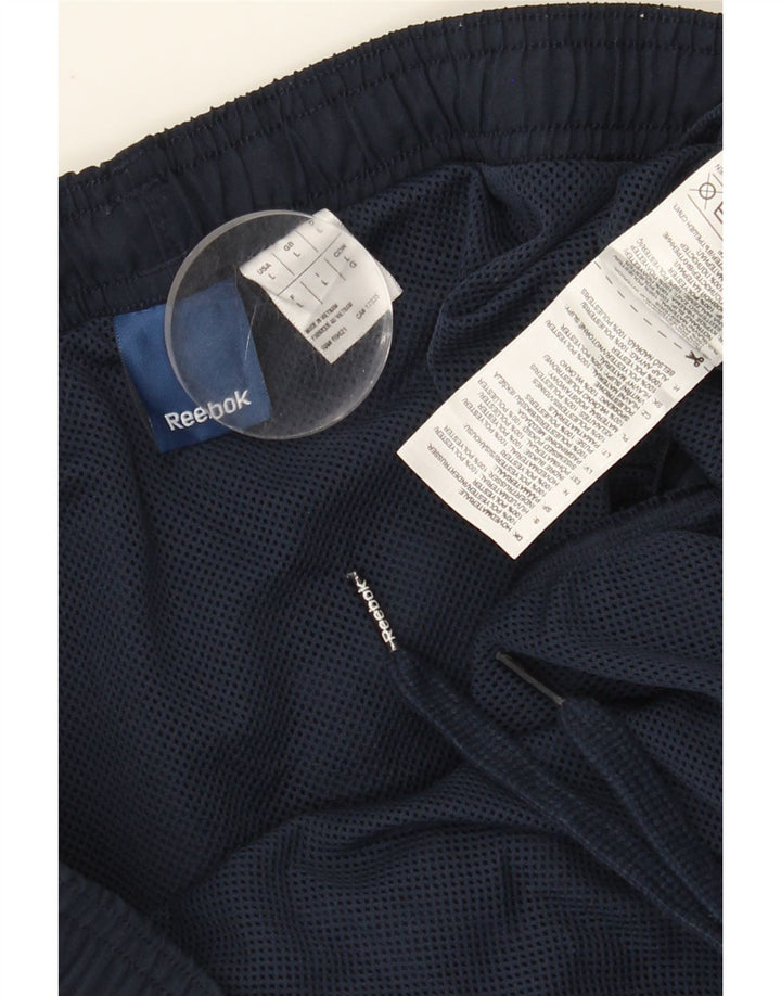 ADIDAS Mens Sport Shorts Large  Navy Blue Polyester