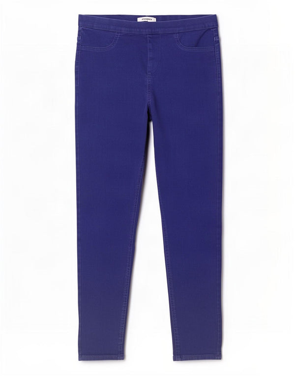 Marks & Spencer ženske jegging traperice UK 12 srednje W30 L28 tamnoplavi pamuk