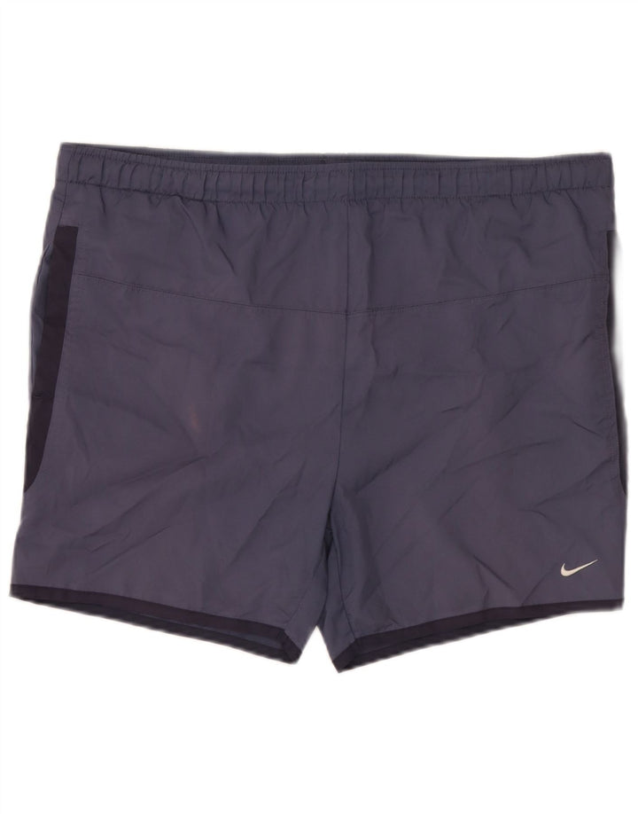 Nike muške kratke hlače za kupanje UK 39/41 srednje tamnoplave poliesterske boje