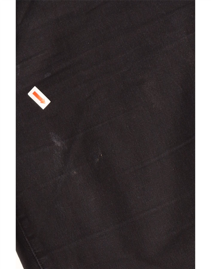 ARMANI Ženske sužene traperice W29 L27 crni pamuk