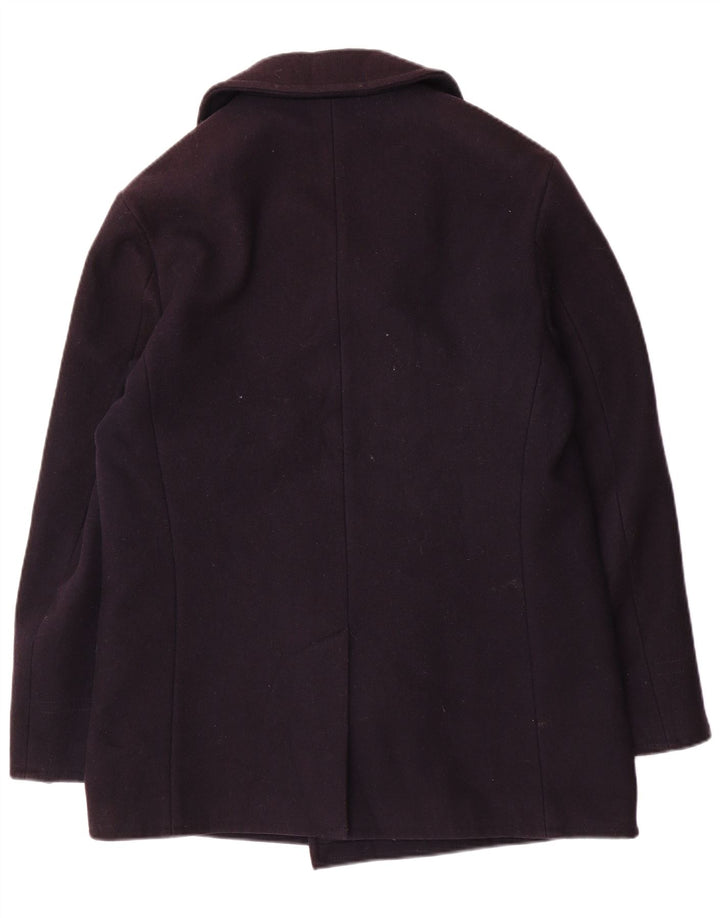 Benetton muški graškasti kaput IT 48 srednje tamnoplava vuna