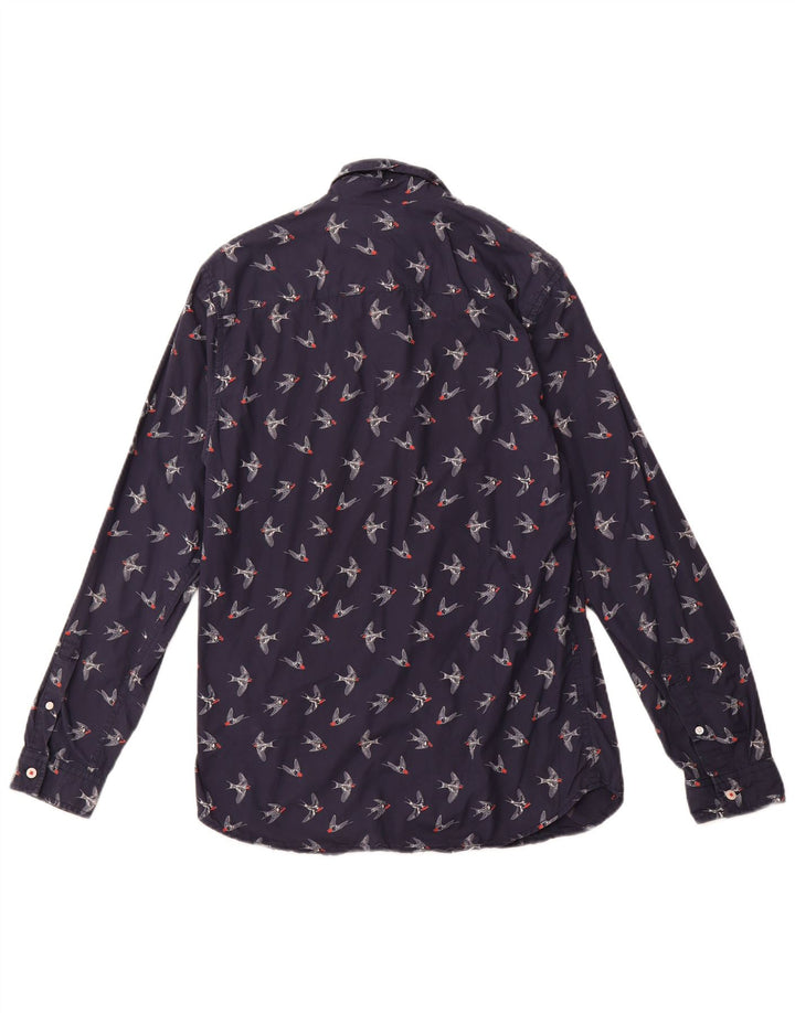 JACK & JONES Muška majica s motivima, mala tamnoplava pamuk