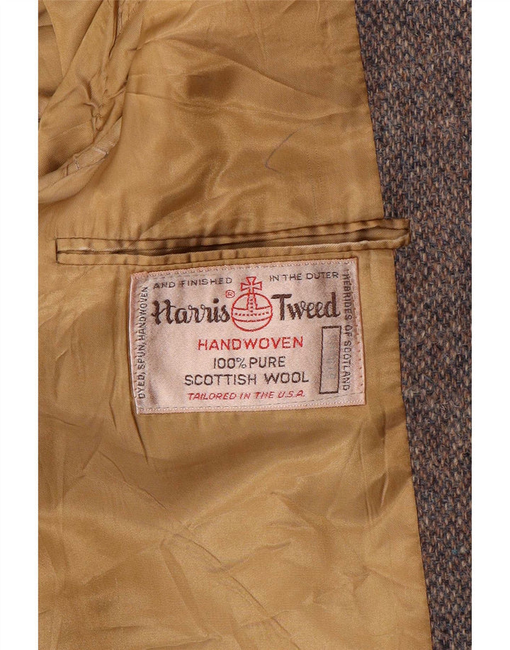 Harris Tweed muški sako sa 2 gumba UK 38 srednje siva vuna