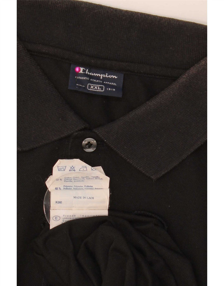 Champion muška polo majica 2XL crni pamuk