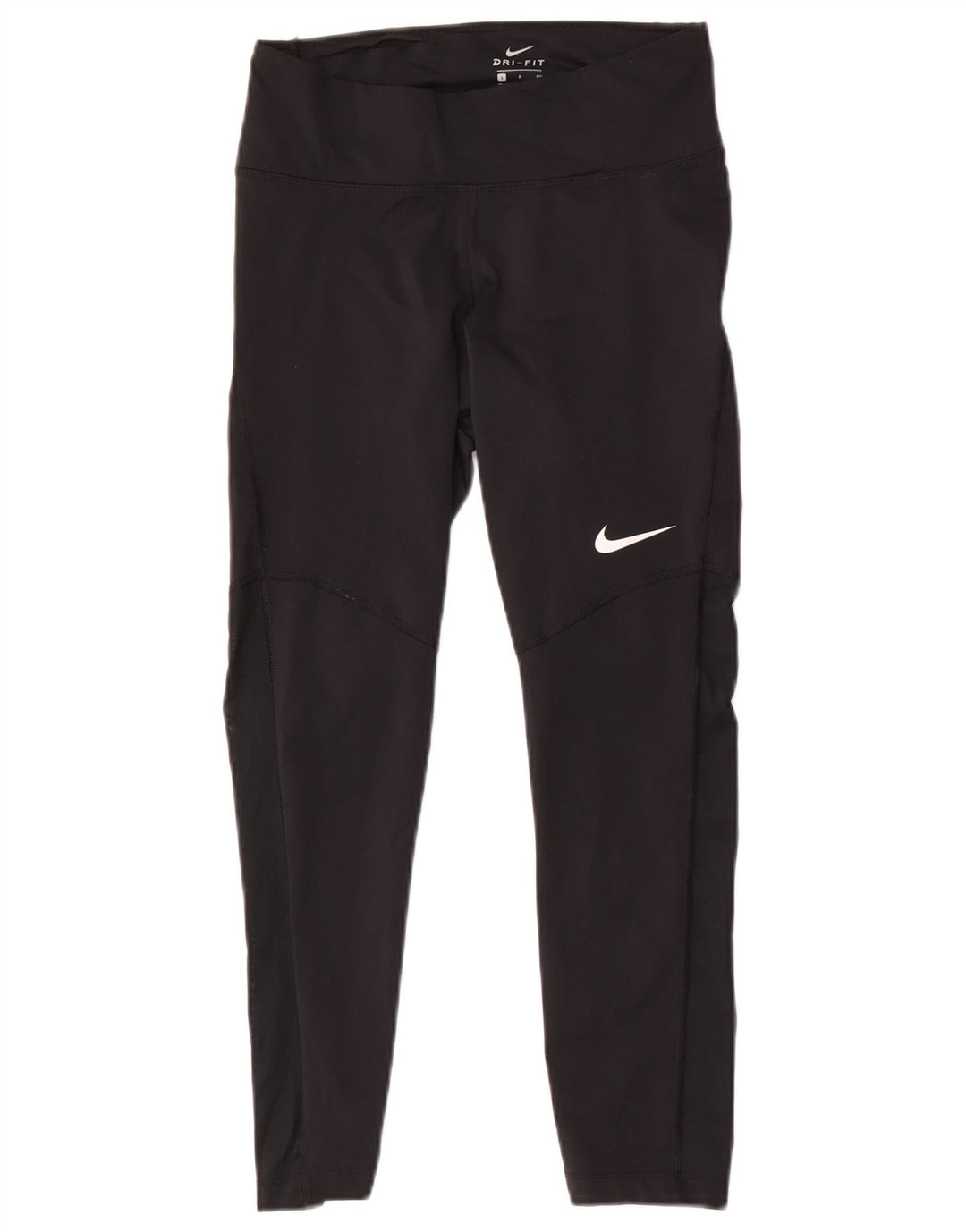 Nike Ženske Dri Fit Crop Leggings UK 8 Male crne poliesterske