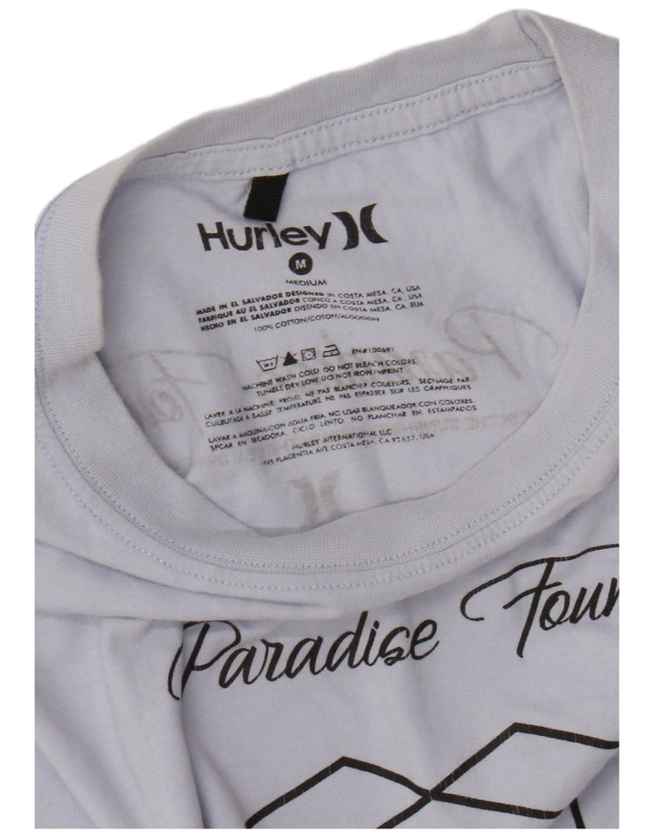 HURLEY Muška majica kratkih rukava s grafičkim motivima Srednje plavi pamuk