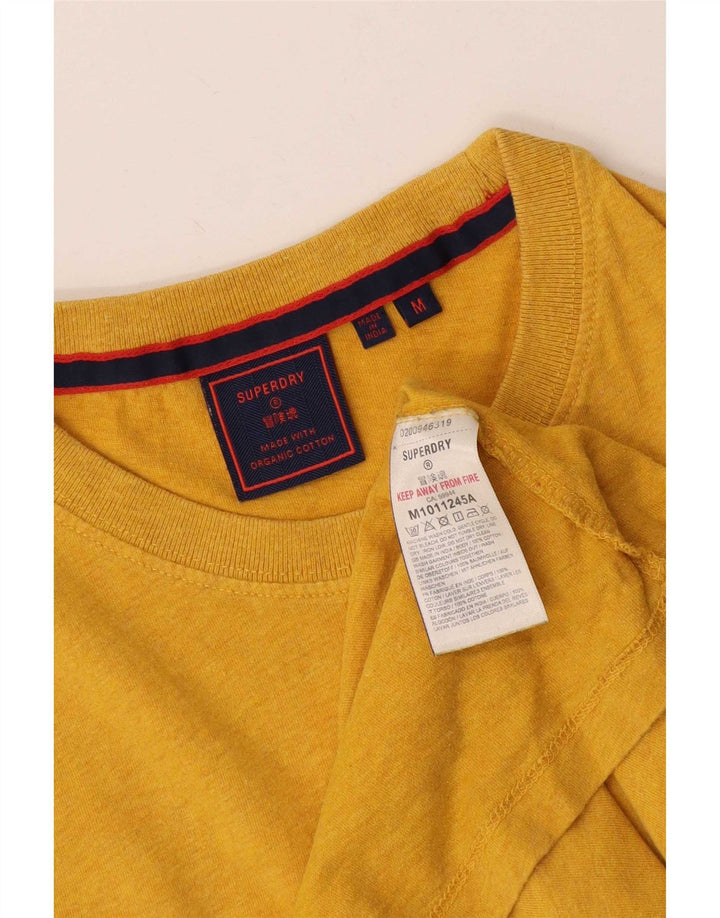 Superdry muška majica kratkih rukava Srednje žuti pamuk