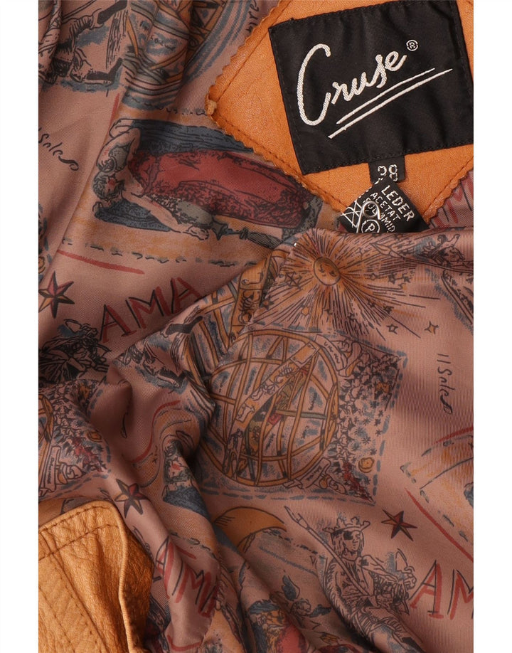 CRUSE Preveliki ženski kožni kaput EU 38 srednje smeđe kože