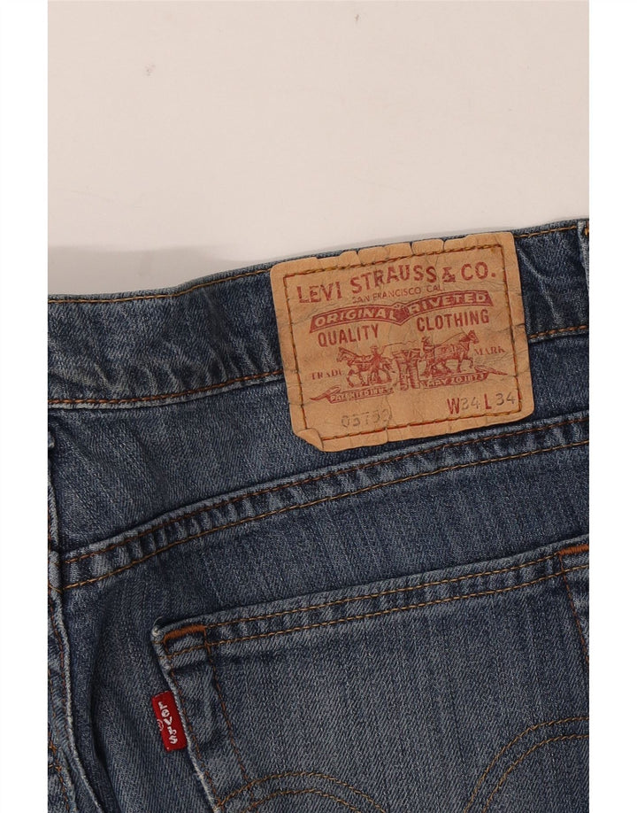 Levi's muške isprekidane ravne traperice W34 L30 plave