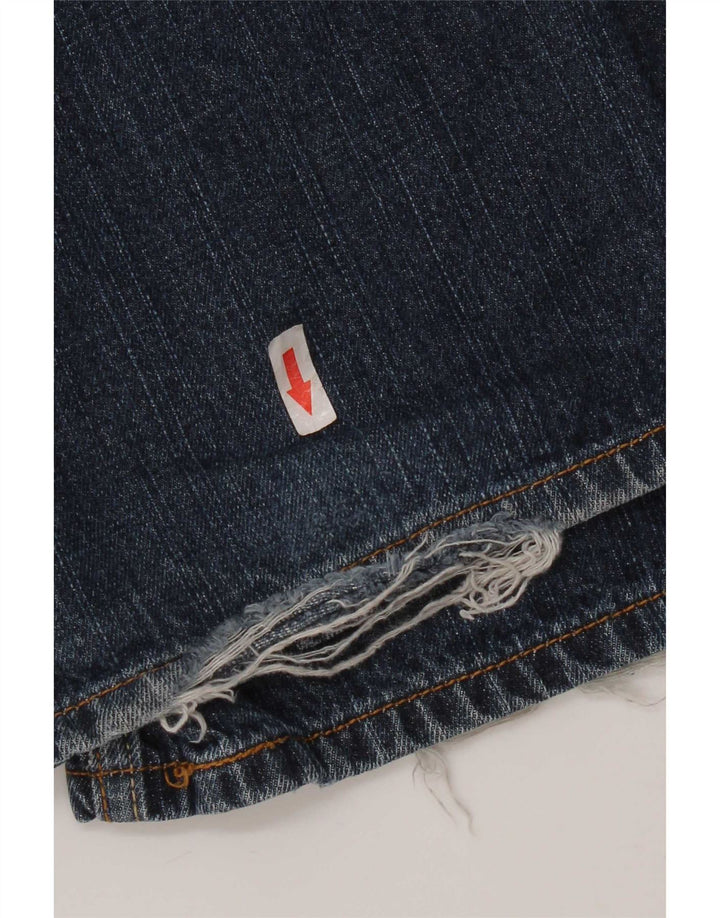 Levi's muške 505 ravne traperice W40 L30 plavi pamuk
