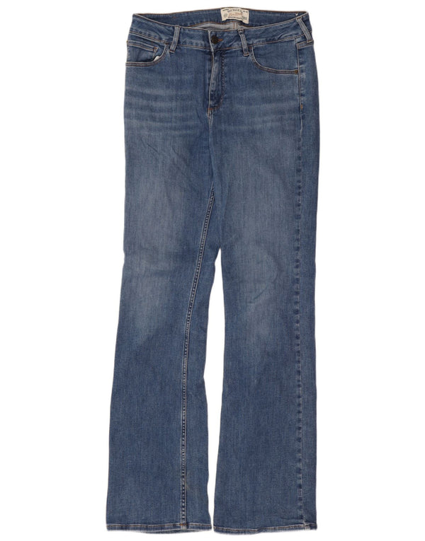 Ženske traperice Brooke Bootcut Fat Face UK 12 srednje W30 L31 plavi pamuk
