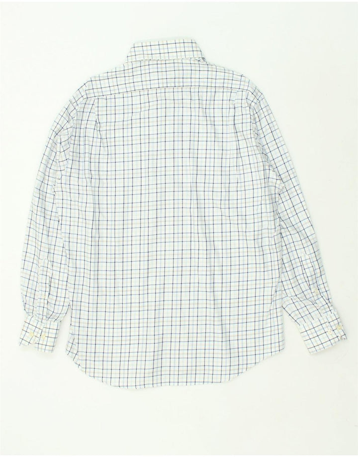 ROBERTO CAPUCCI Mens Shirt Size 16 1/2 Large Blue Check Cotton | Vintage Roberto Capucci | Thrift | Second-Hand Roberto Capucci | Used Clothing | Messina Hembry 