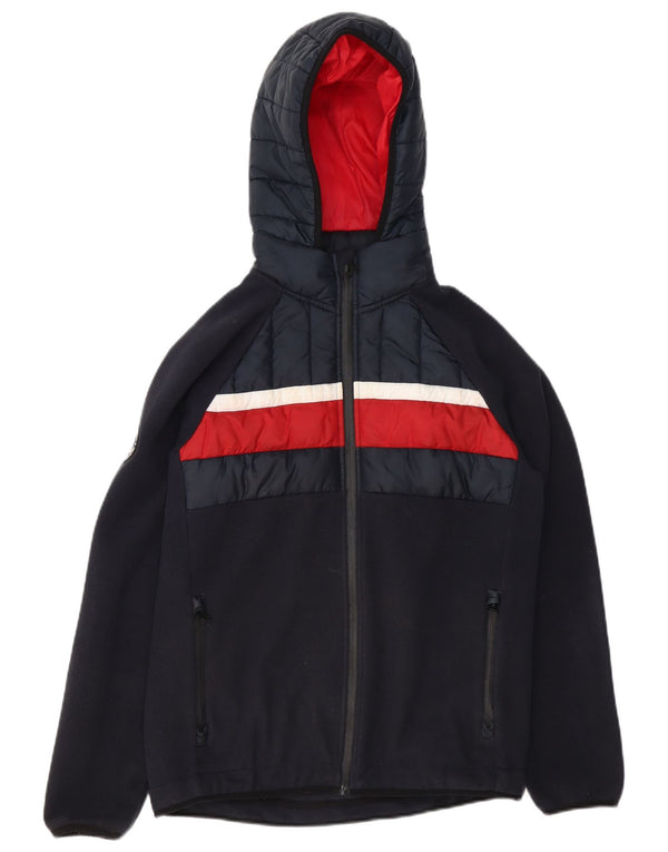 Superdry muška bomber jakna s kapuljačom UK 38 srednje tamnoplave boje