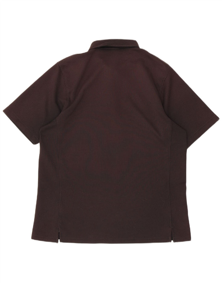 Nike muška polo majica Dri Fit XL crni poliester na točkice