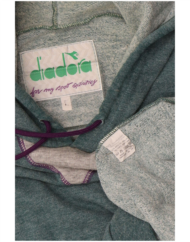 DIADORA Muška majica s kapuljačom bez rukava Veliki plavi pamuk