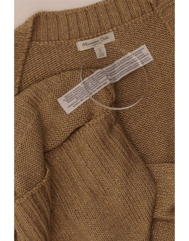 Ženska majica bez rukava Massimo Dutti UK 10 Small kaki rajon