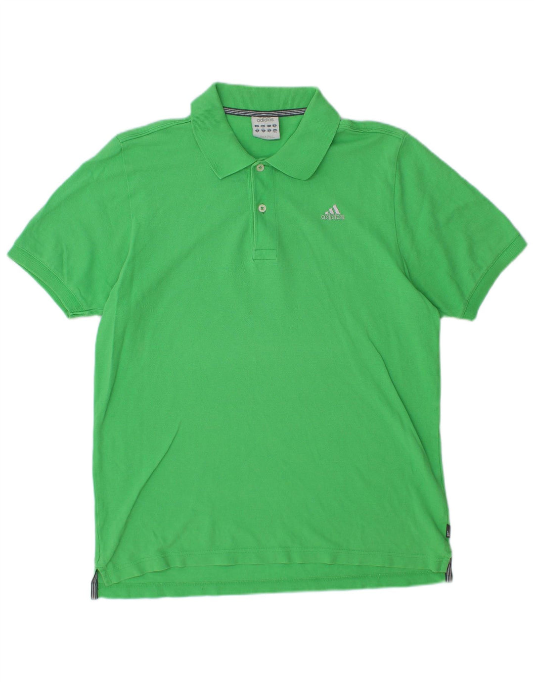 ADIDAS muška polo majica srednje zelene pamučne boje