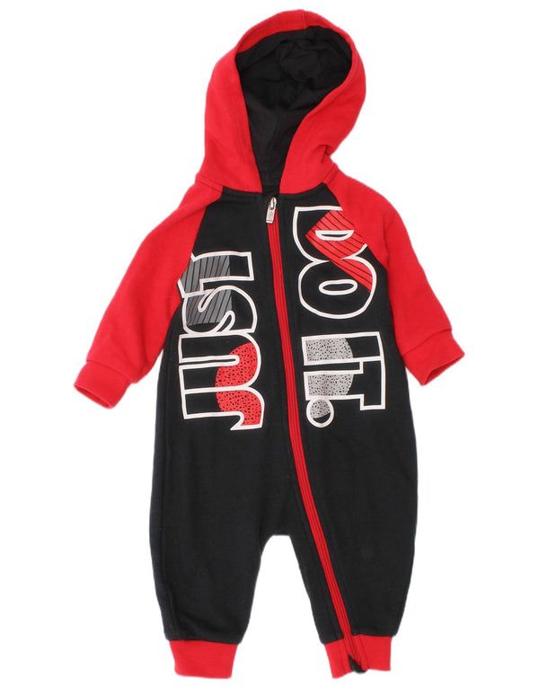 Nike Baby Boys Graphic Kombinezon 3-6 mjeseci Crni pamuk u blokovima boja