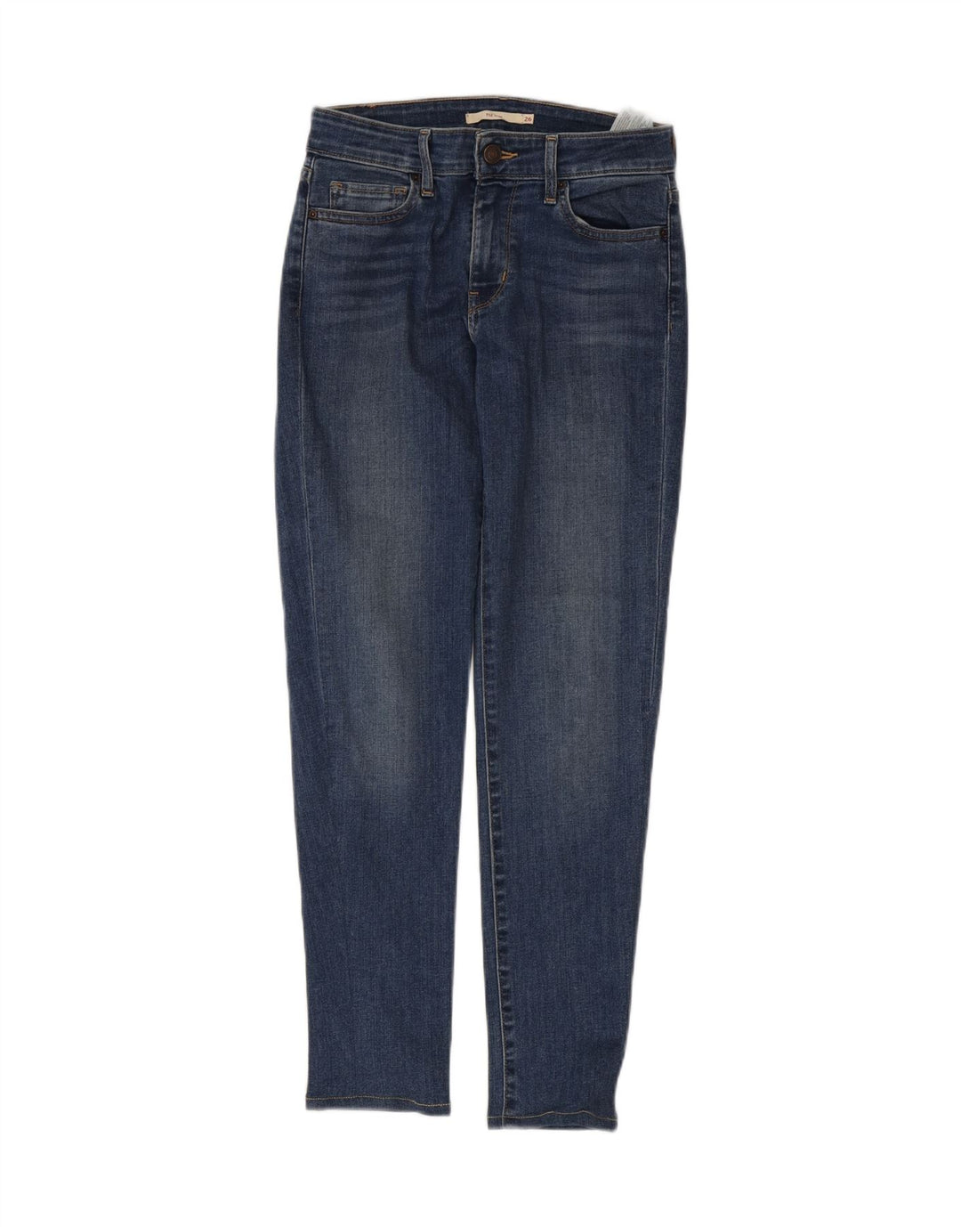 LEVI'S Womens 712 Slim Jeans W26 L28 Blue Cotton Vintage Levi's and Second-Hand Levi's from Messina Hembry 