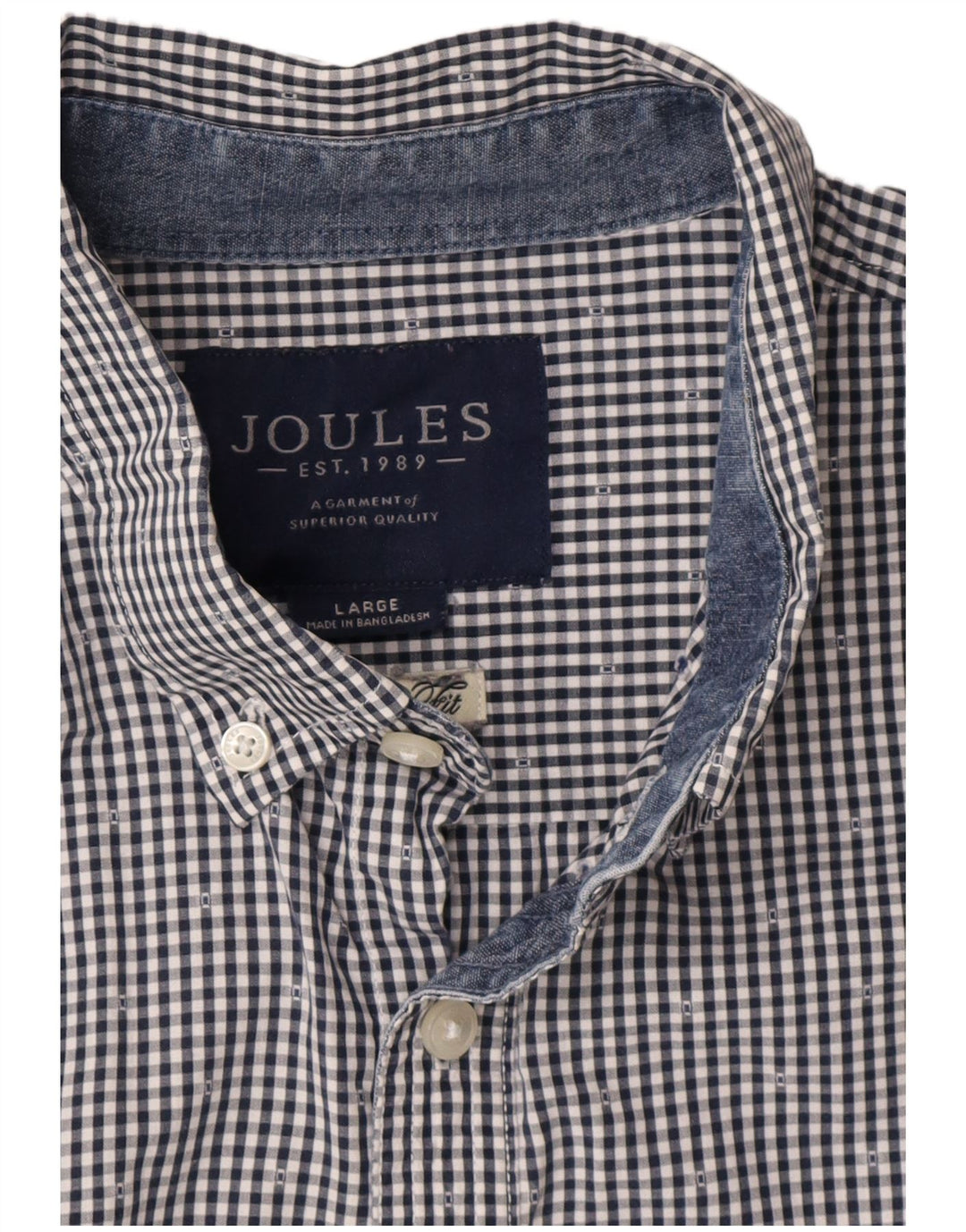 Joules muška košulja velika tamnoplava gingham