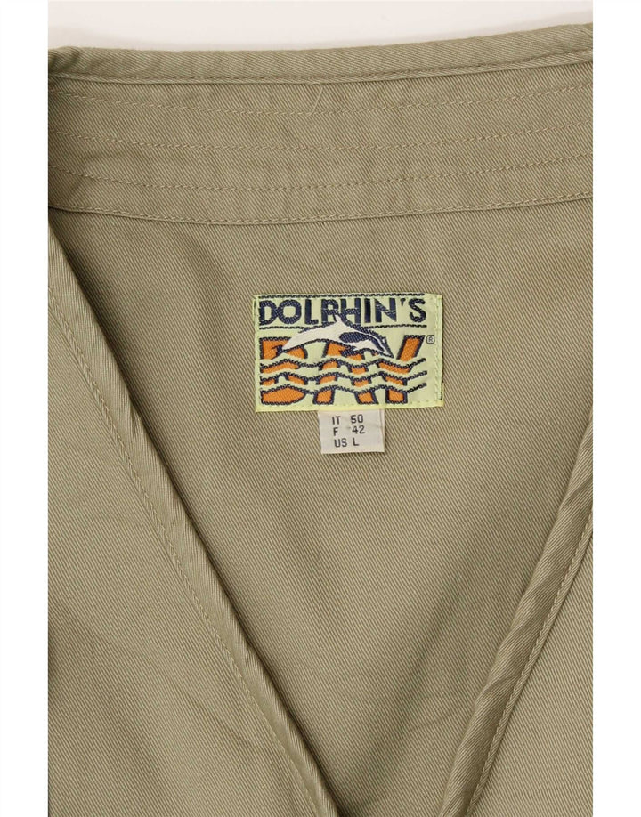 Vintage muška uslužna jakna IT 50 Large kaki pamuk