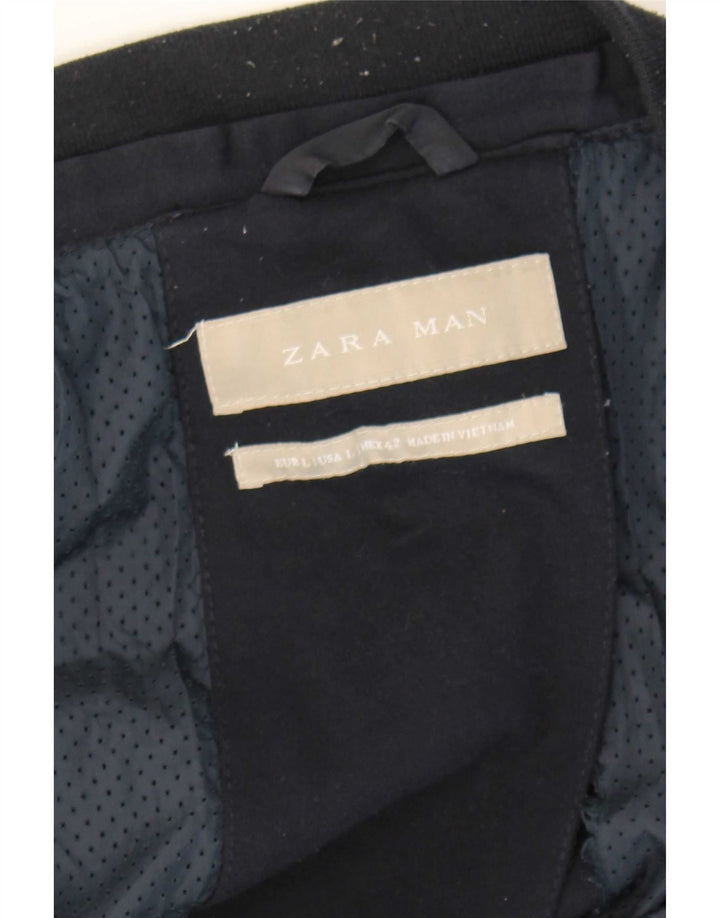 Zara muška bomber jakna UK 40 Large tamnoplave boje