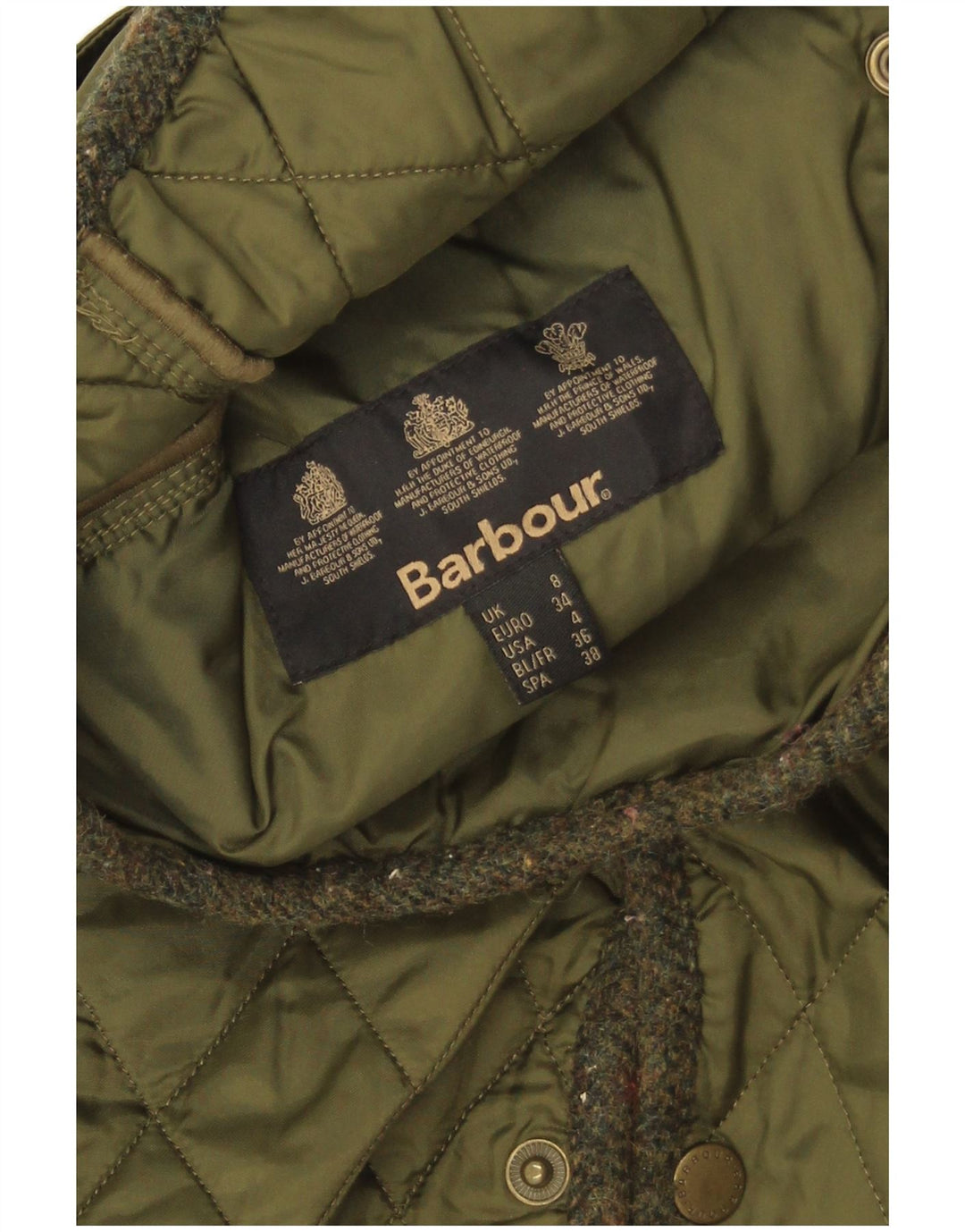Barbour ženska prošivena jakna UK 8 Small kaki